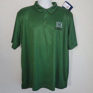 Champion University of Hawaii Rainbows Warriors Polo Shirt Mens Size XL
